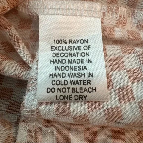 SKEMO Flamingo Pink Print Beaded Unique Pull On Pants! Never worn! Pockets! Med - Picture 12 of 16